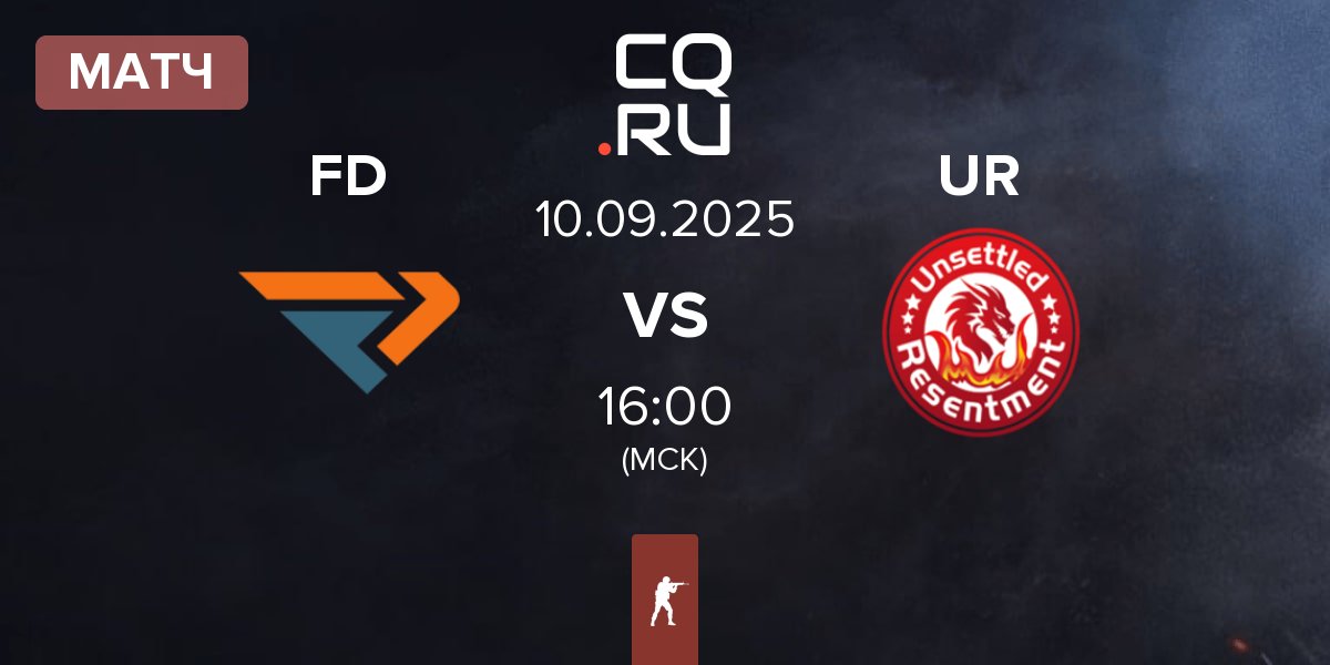 Матч FengDa Gaming FD vs Unsettled Resentment UR | 10.09