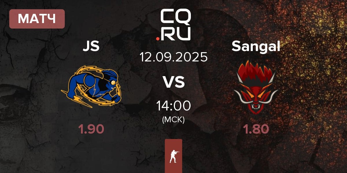 Матч Johnny Speeds JS vs Sangal Esports Sangal | 12.09