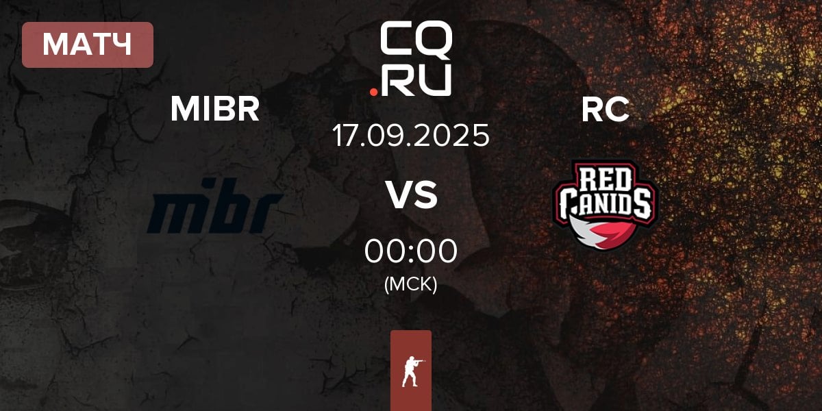Матч Made in Brazil MIBR vs Red Canids RC | 17.09