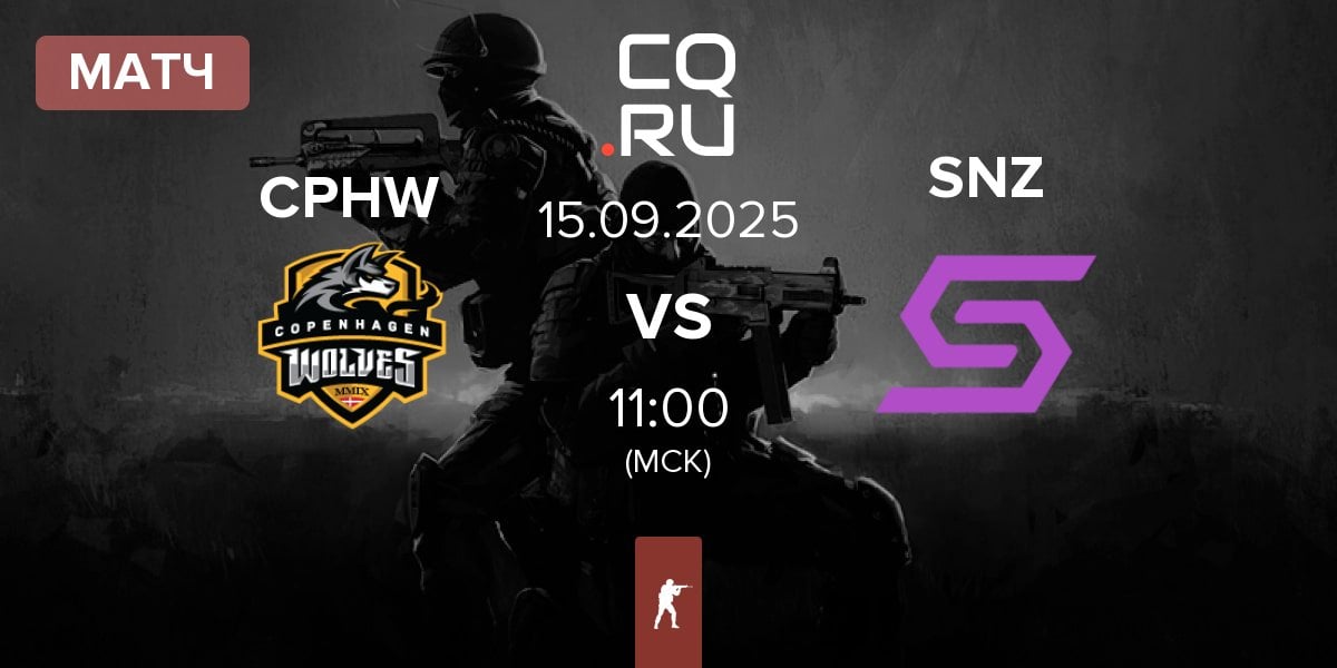 Матч Copenhagen Wolves CPHW vs SENZA Esports SNZ | 15.09
