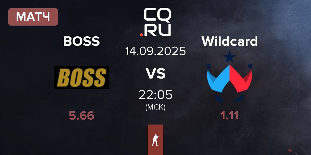 Матч BOSS vs Wildcard Gaming Wildcard | 14.09