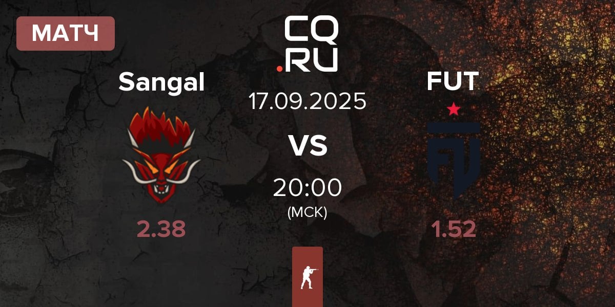 Матч Sangal Esports Sangal vs FUT Esports FUT | 17.09