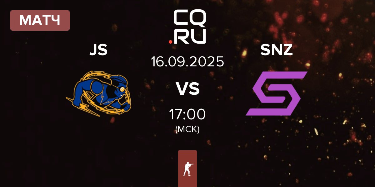 Матч Johnny Speeds JS vs SENZA Esports SNZ | 16.09