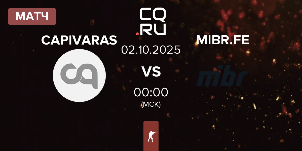 Матч CAPIVARAS vs MIBR Female MIBR.FE | 02.10