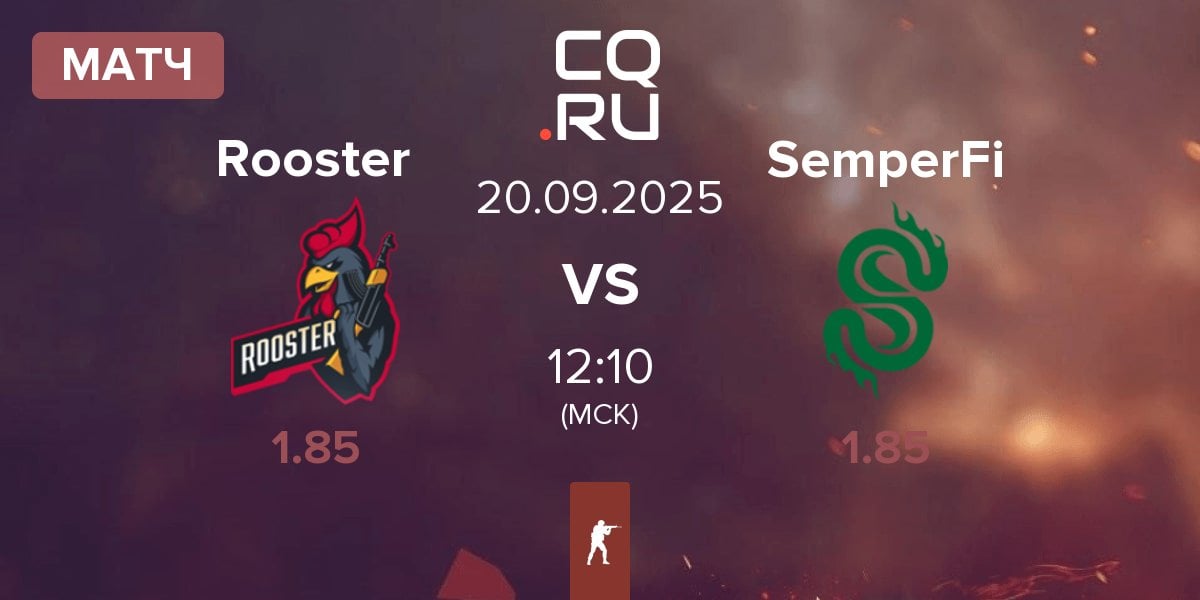 Матч Rooster vs SemperFi | 20.09