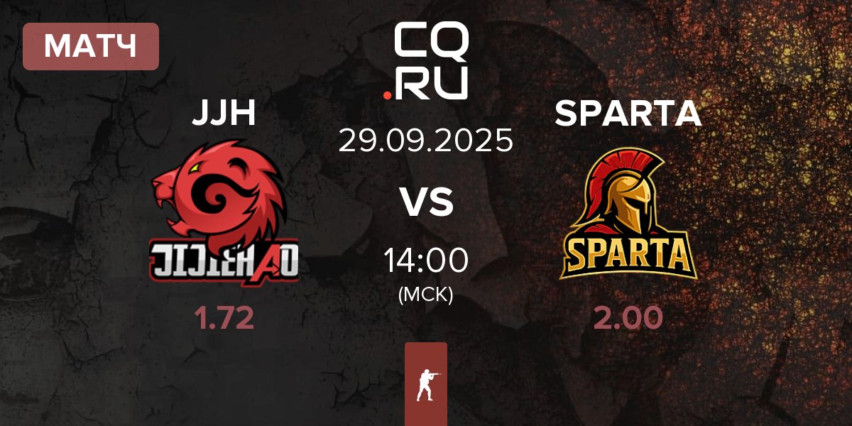 Матч JiJieHao JJH vs SPARTA Esports SPARTA | 29.09