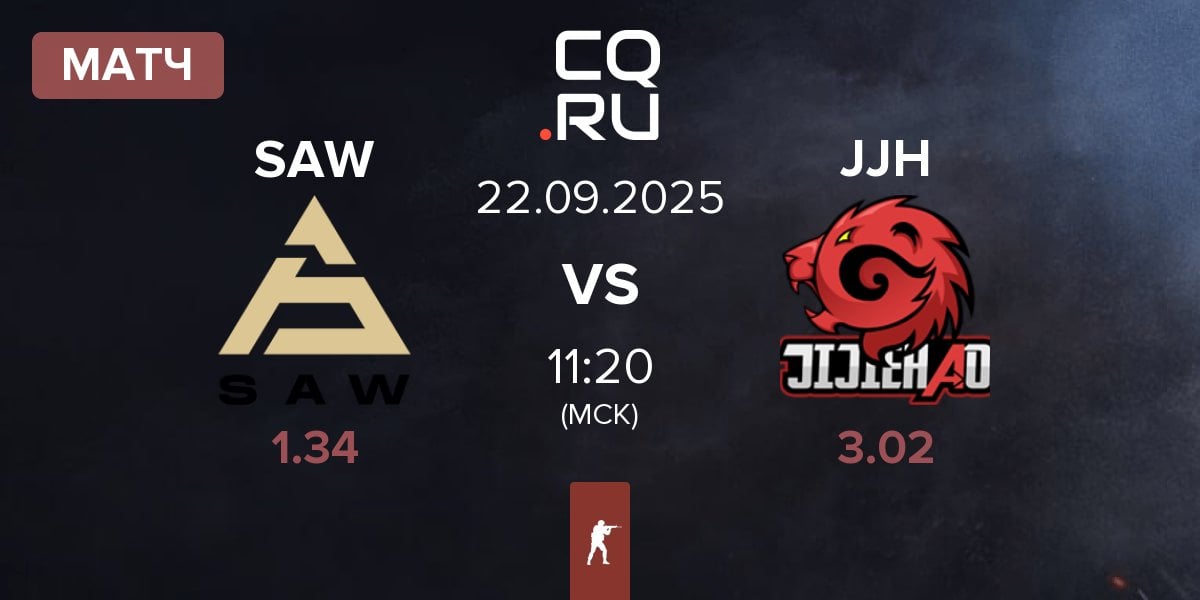 Матч SAW vs JiJieHao JJH | 22.09