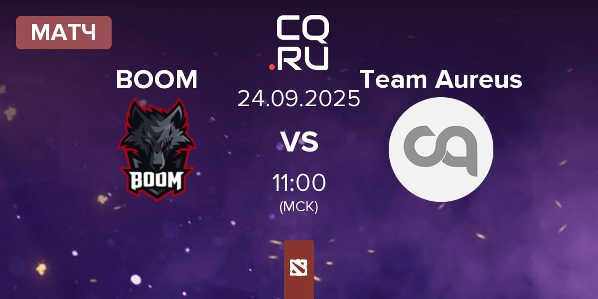Матч BOOM Esports BOOM vs Team Aureus | 24.09