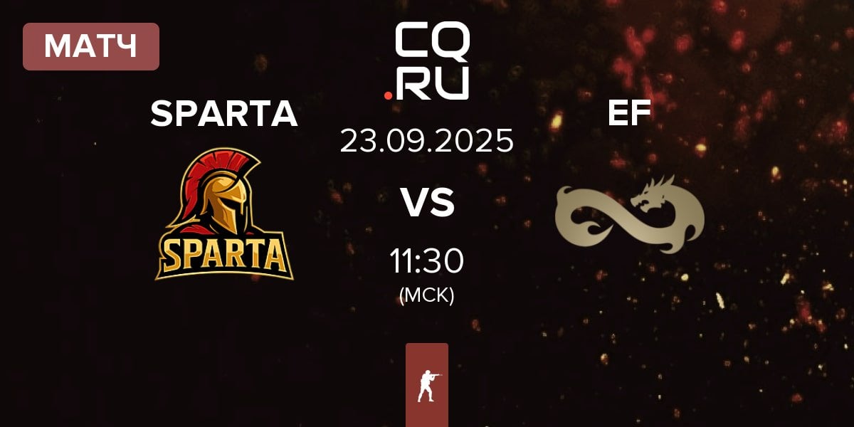 Матч SPARTA Esports SPARTA vs Eternal Fire EF | 23.09
