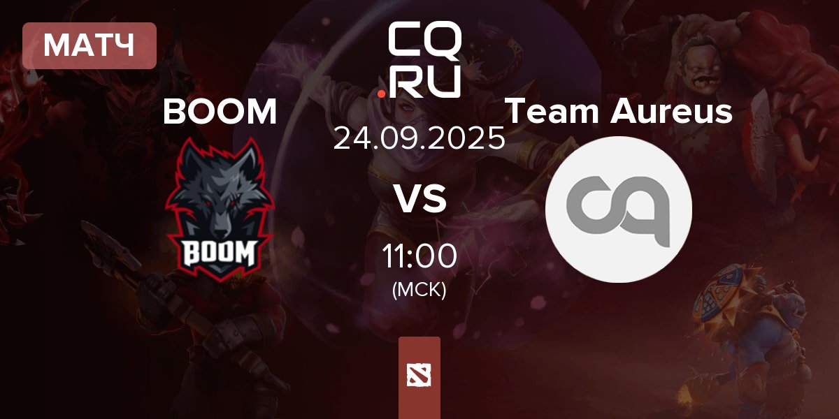 Матч BOOM Esports BOOM vs Team Aureus | 24.09
