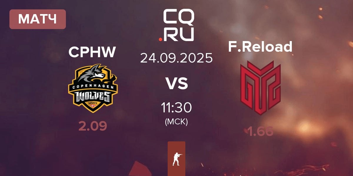 Матч Copenhagen Wolves CPHW vs FORZE Reload F.Reload | 24.09