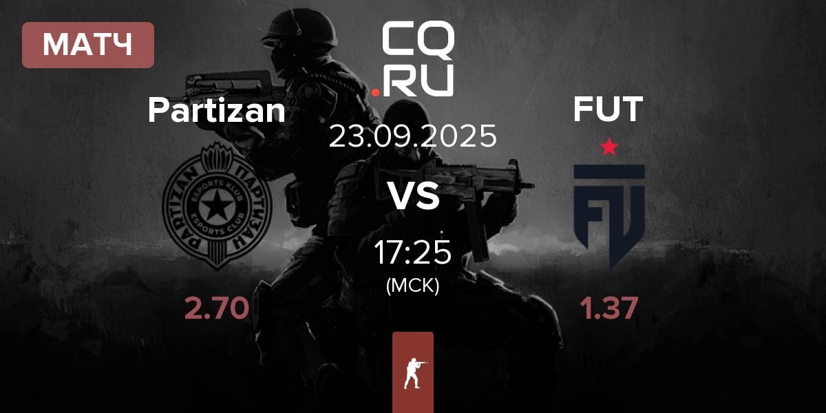 Матч Partizan Esports Partizan vs FUT Esports FUT | 23.09
