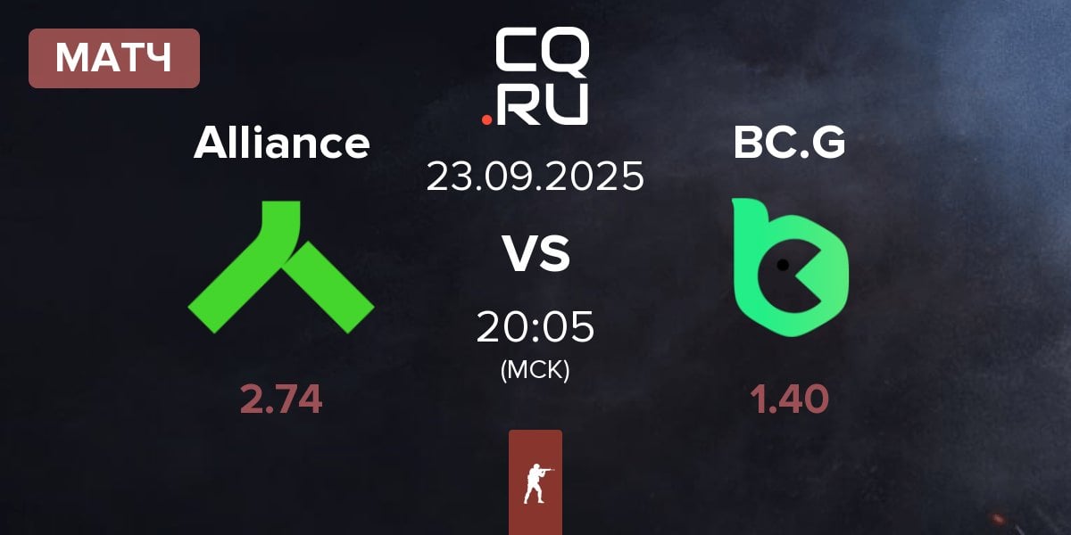 Матч Alliance vs BC.Game Esports BC.G | 23.09