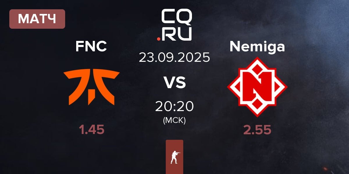 Матч Fnatic FNC vs Nemiga Gaming Nemiga | 23.09