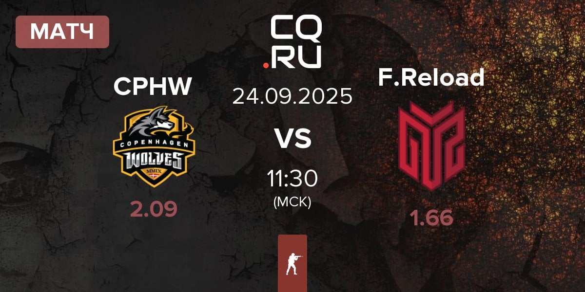 Матч Copenhagen Wolves CPHW vs FORZE Reload F.Reload | 24.09