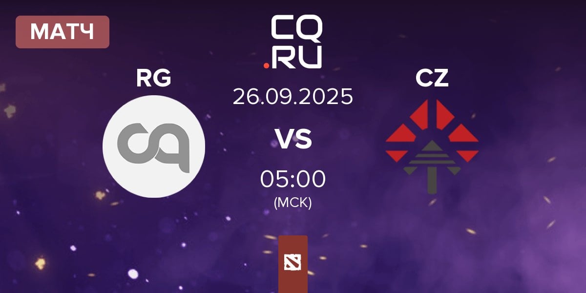 Матч Roar Gaming RG vs CLOUDSTRIFE ZENITH CZ | 26.09