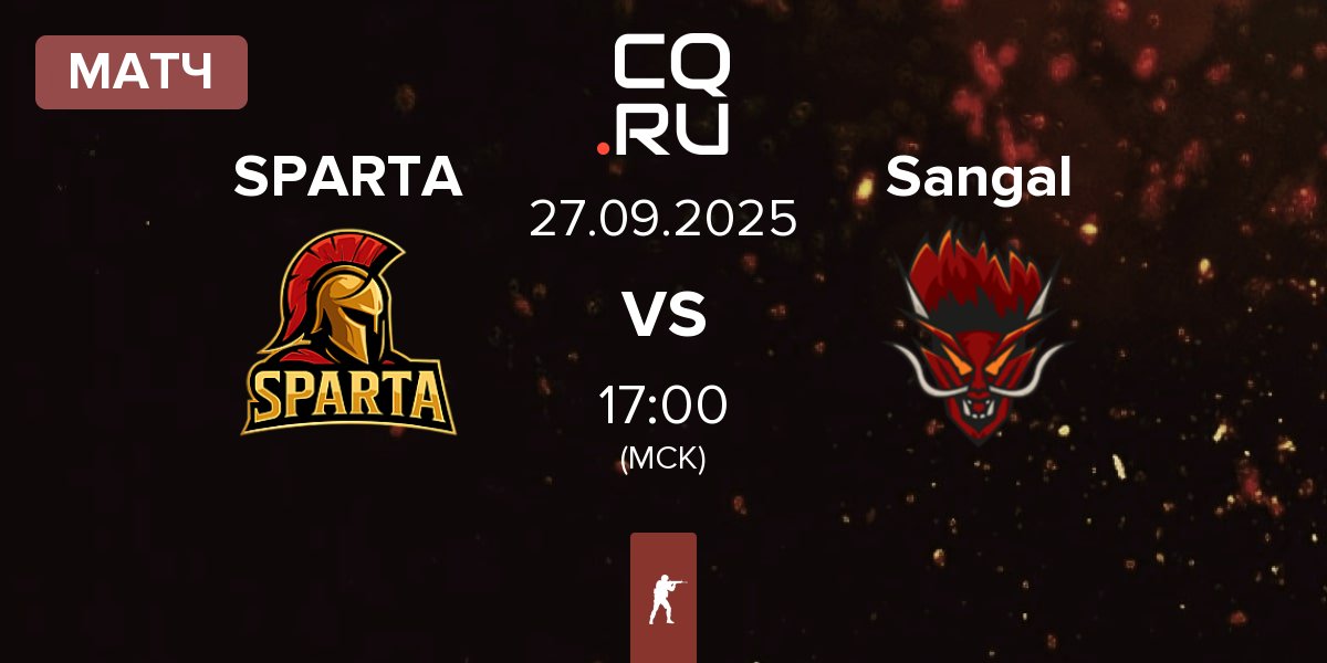 Матч SPARTA Esports SPARTA vs Sangal Esports Sangal | 27.09