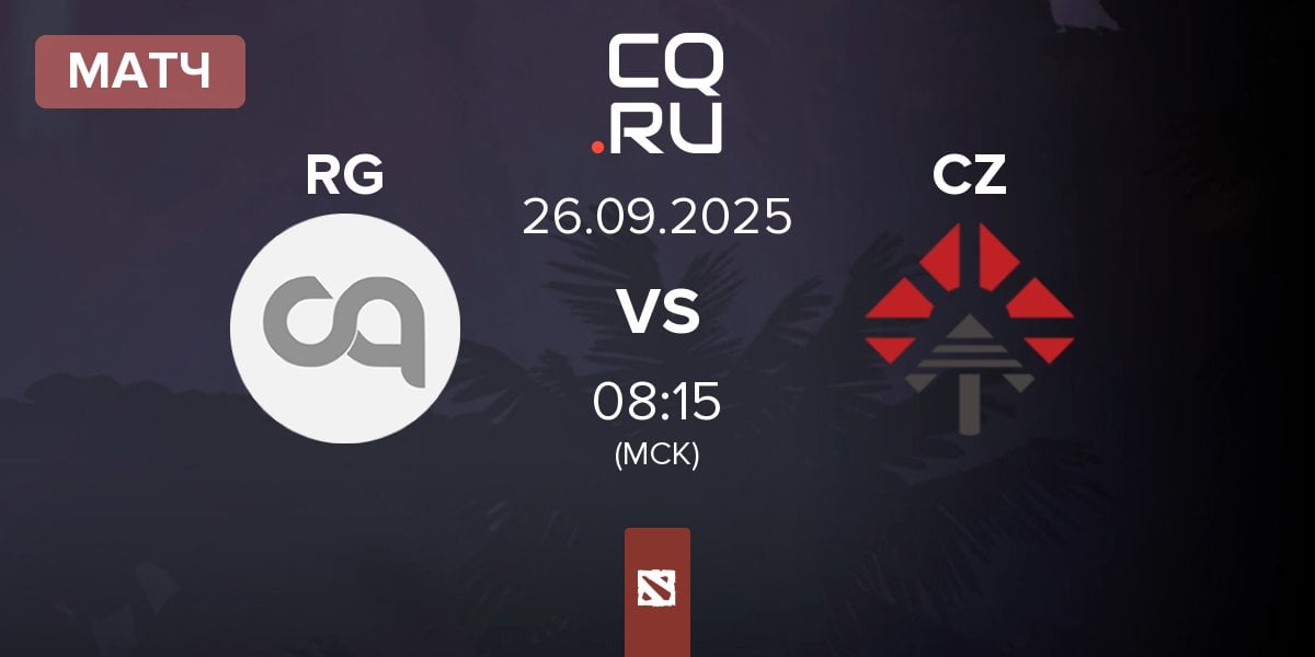 Матч Roar Gaming RG vs CLOUDSTRIFE ZENITH CZ | 26.09