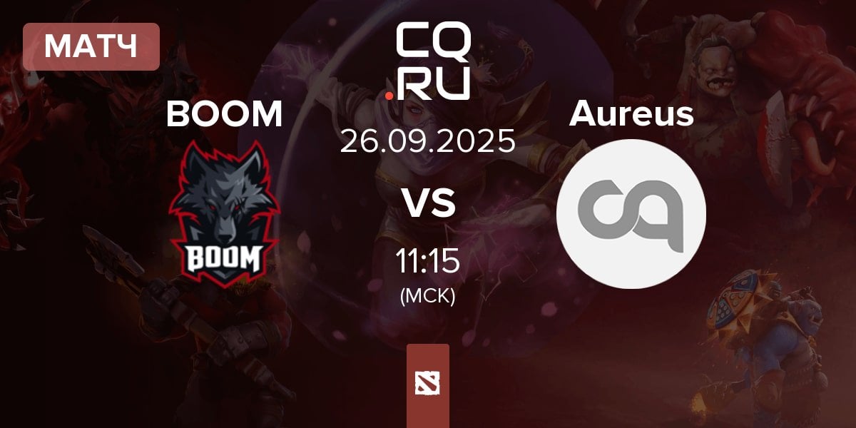 Матч BOOM Esports BOOM vs Team Aureus Aureus | 26.09