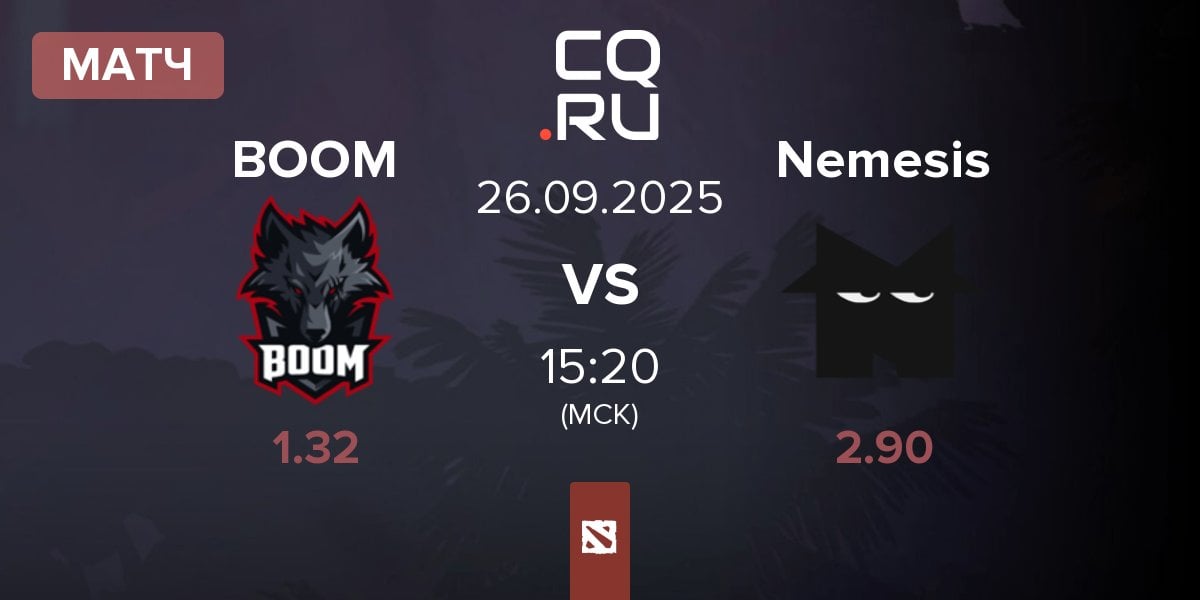 Матч BOOM Esports BOOM vs Team Nemesis Nemesis | 26.09