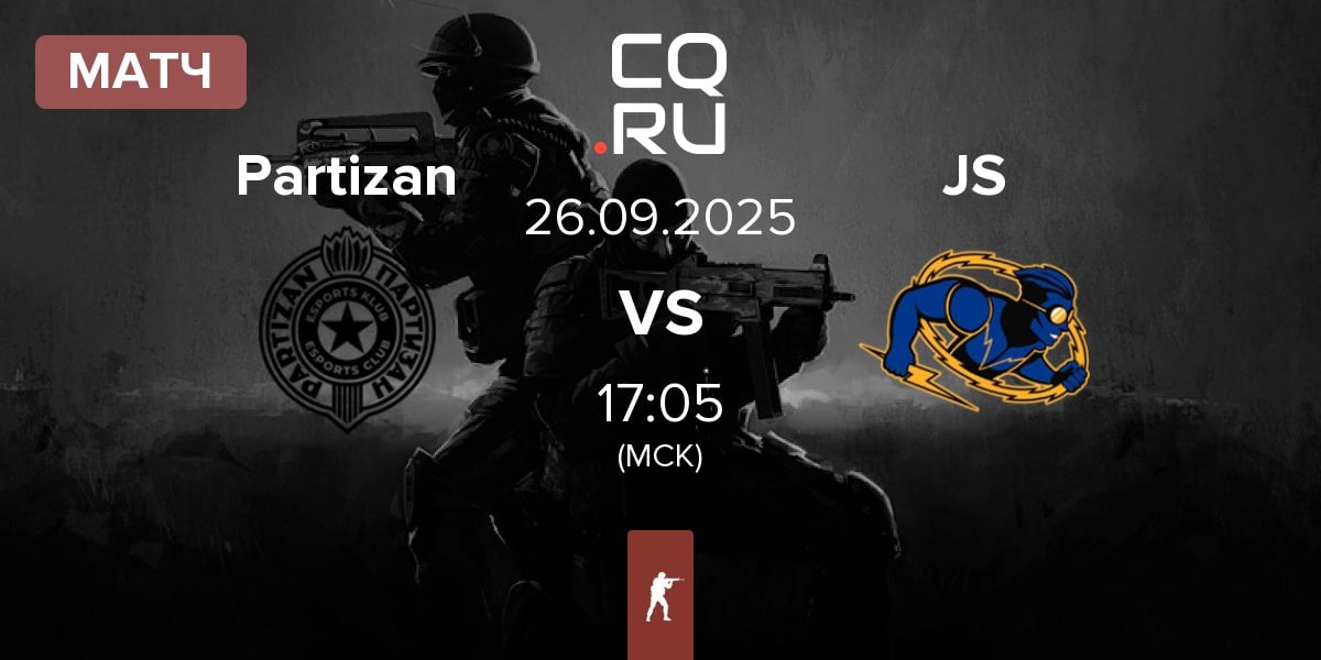 Матч Partizan Esports Partizan vs Johnny Speeds JS | 26.09