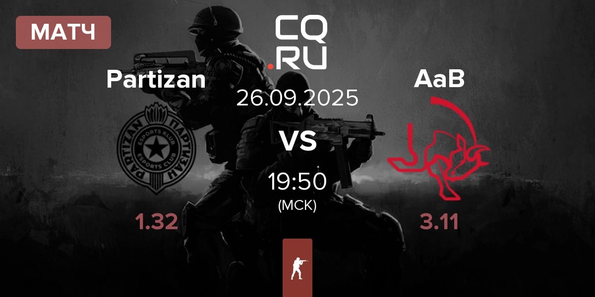 Матч Partizan Esports Partizan vs AaB esport AaB | 26.09