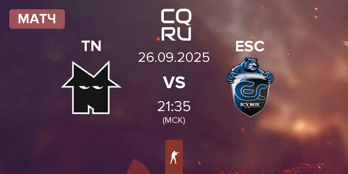 Матч Team Nemesis TN vs ESC Gaming ESC | 26.09