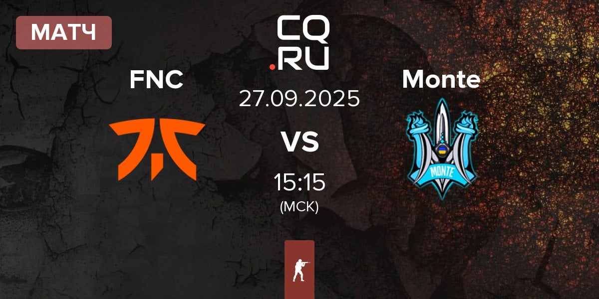 Матч Fnatic FNC vs Monte | 27.09