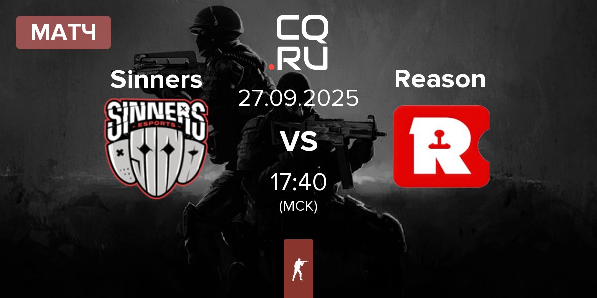Матч Sinners Esports Sinners vs Reason Gaming Reason | 27.09