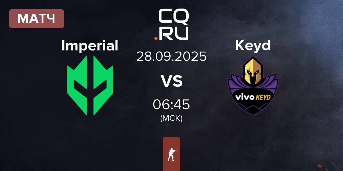 Матч Imperial Esports Imperial vs Keyd Stars Keyd | 28.09