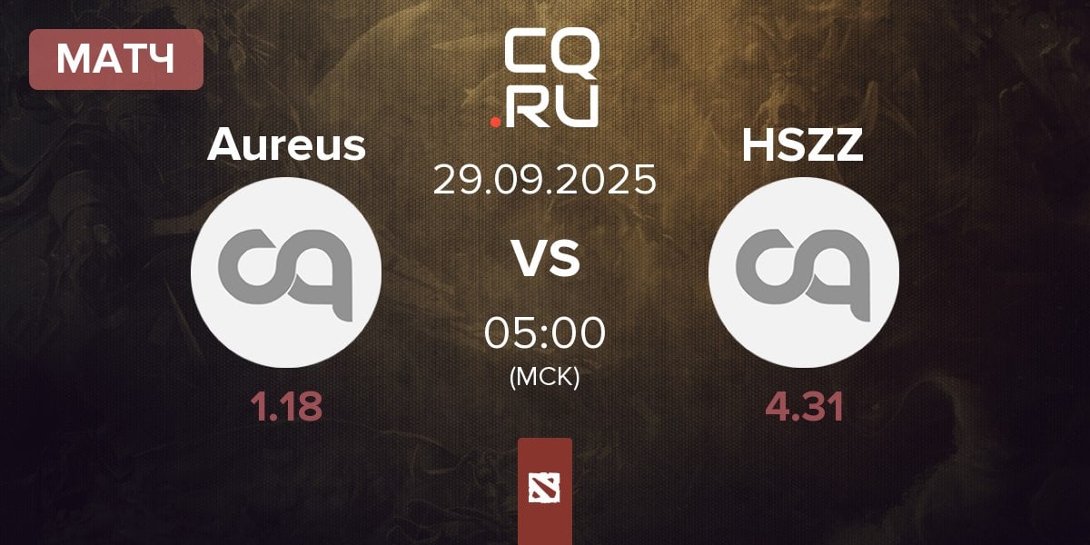 Матч Team Aureus Aureus vs Hong shi zhang zui HSZZ | 29.09