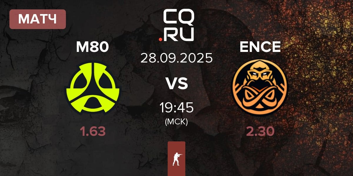 Матч M80 vs ENCE | 28.09