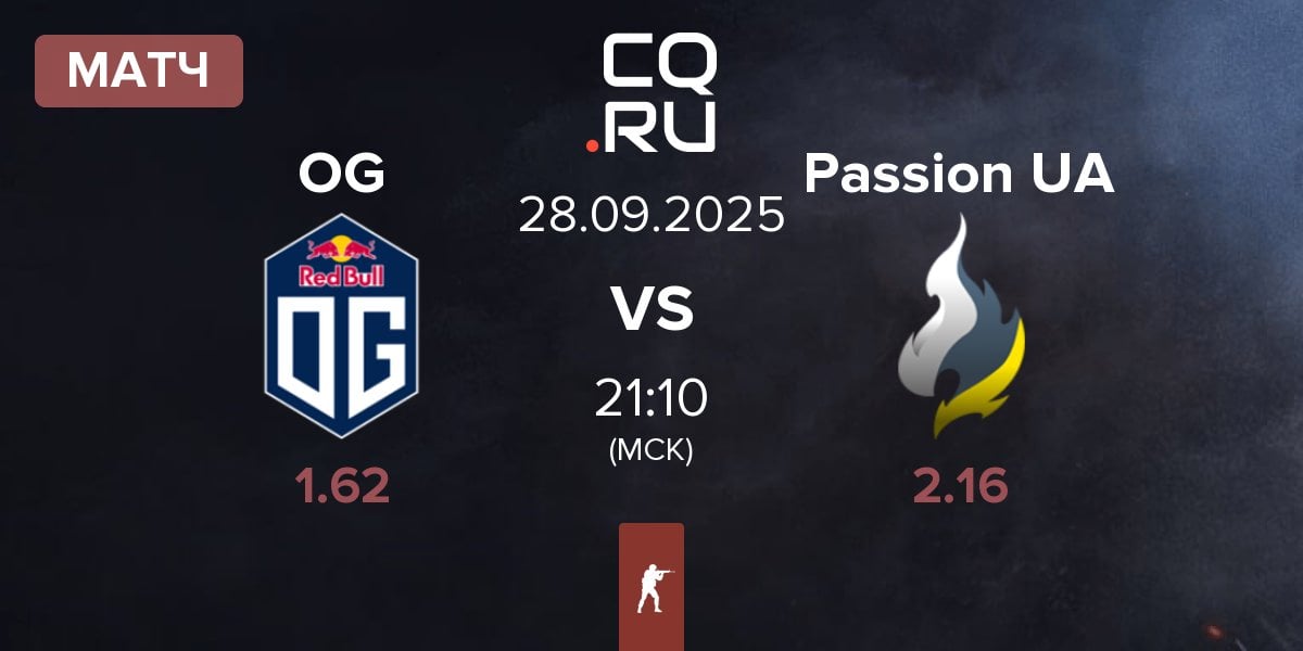 Матч OG Gaming OG vs Passion UA | 28.09