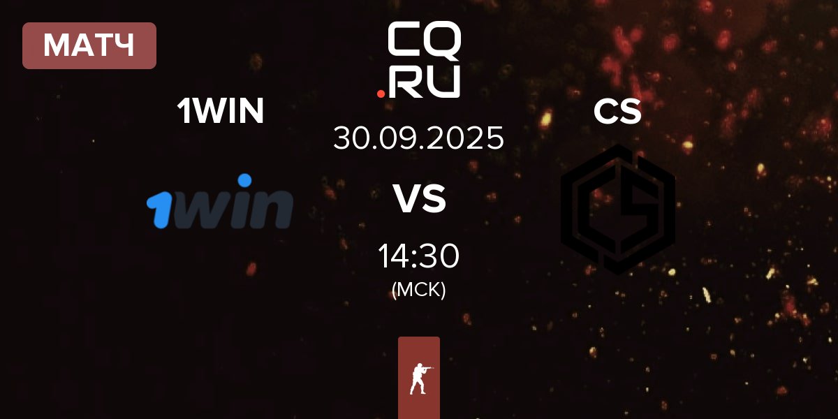 Матч 1win Team 1WIN vs CYBERSHOKE Esports CS | 30.09