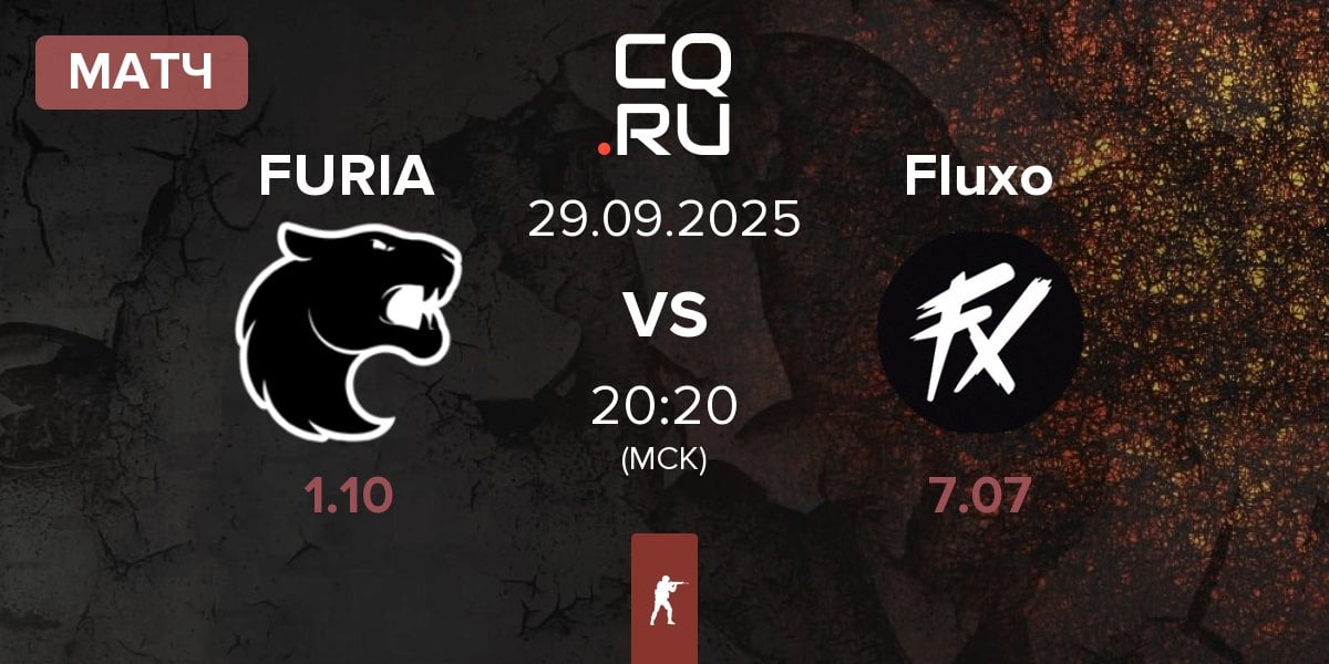 Матч FURIA Esports FURIA vs Fluxo | 29.09
