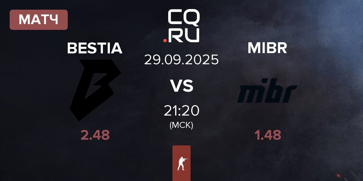 Матч BESTIA vs Made in Brazil MIBR | 29.09