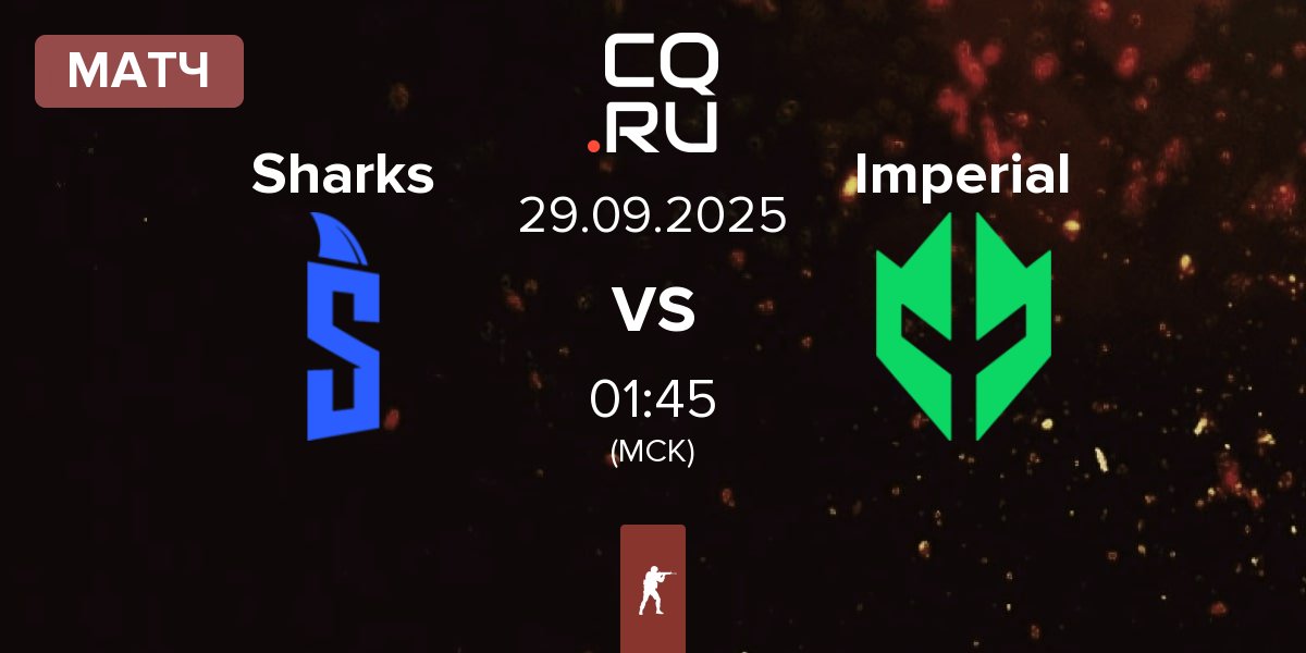 Матч Sharks Esports Sharks vs Imperial Esports Imperial | 29.09