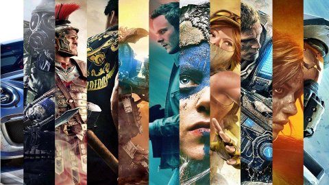 разнообразие игровых жанров коллаж