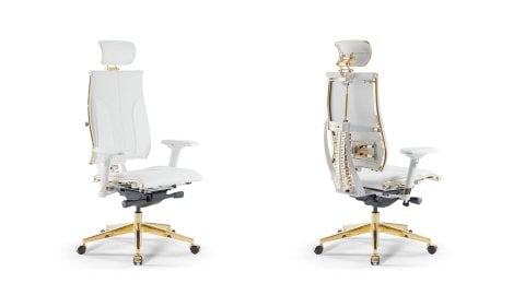 Золотой трон для королей METTA YOGA DIAMOND  игровое кресло за 5 миллионов рублей