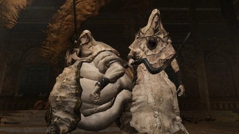 Подробное руководство о том как найти и победить Двоих из Божественной кожи Godskin Duo в Elden Ring