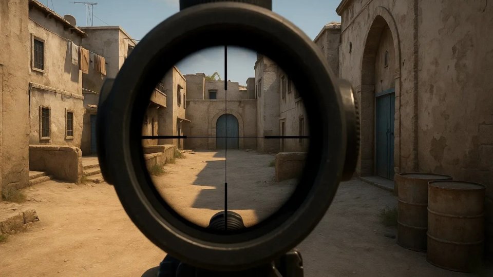 прицел в игре направлен на противника