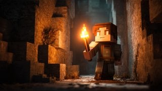 Как сделать чтобы факел светился в руке в Minecraft