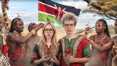 DangerLyoha заплатил подписчице 10000 за то что она нашла его в Кении