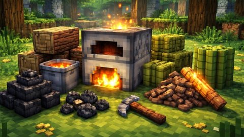 Все виды топлива в Minecraft от древесины до лавы