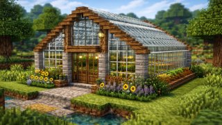 Как сделать теплицу в Minecraft