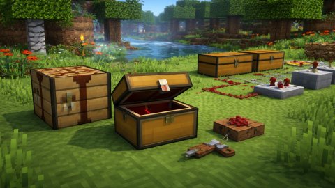 Как скрафтить сундукловушку в Minecraft
