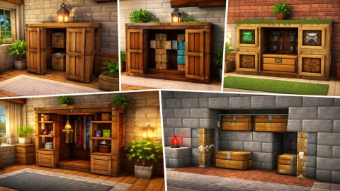 Как сделать шкаф в Minecraft